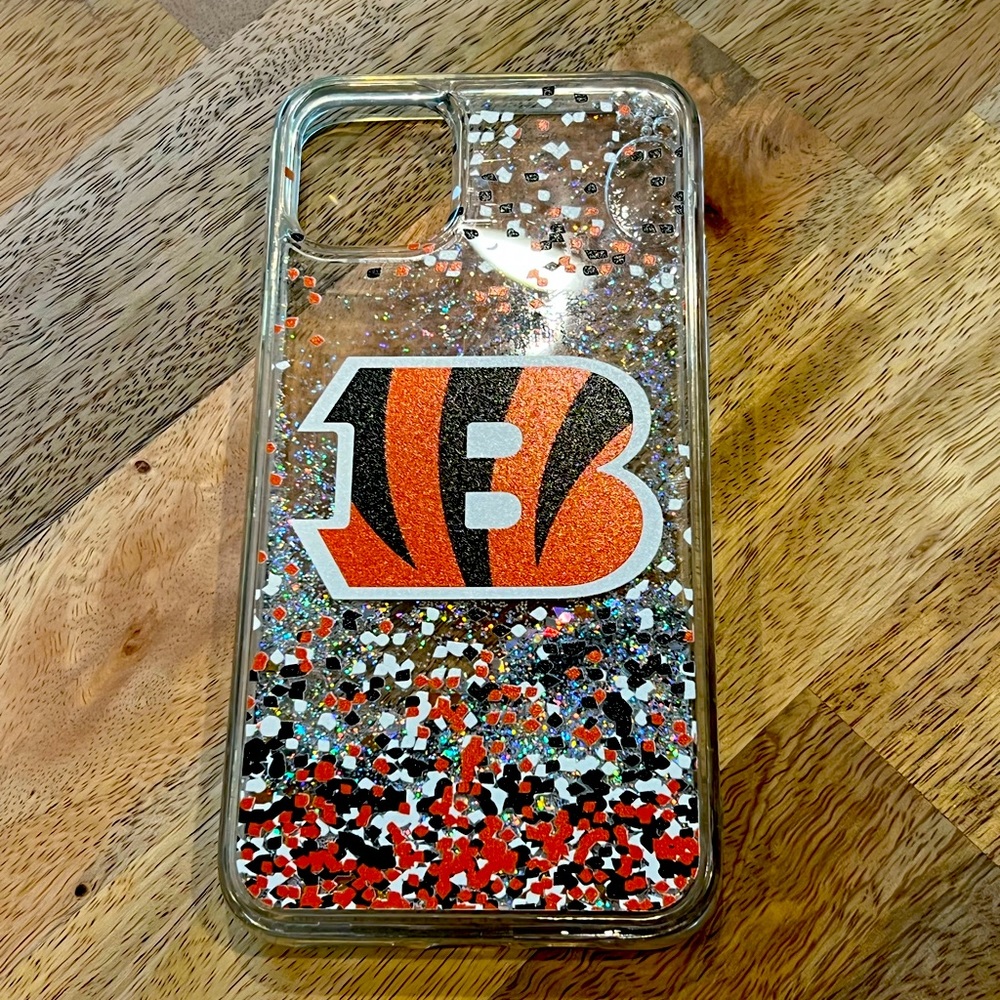 EXC Cincinnati Bengals Glitter IPhone 11 Pro Max Case